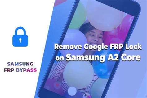 Samsung A2 Core Frp Bypass Without Sim Card R Frptools