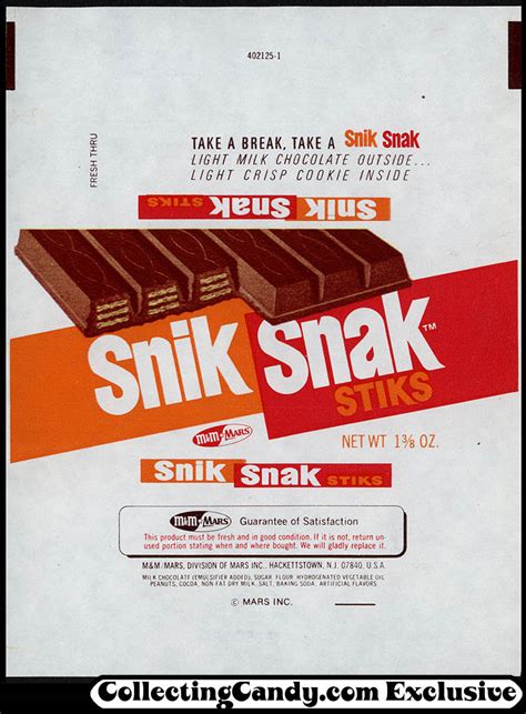 Snik Snak Mandmmars 1970s Answer To Kit Kat