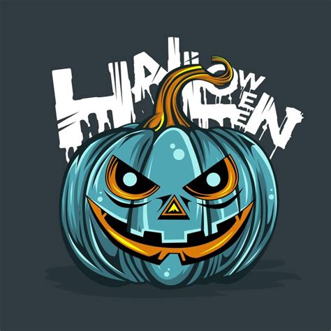 Calabaza Vector Halloween Vector Premium