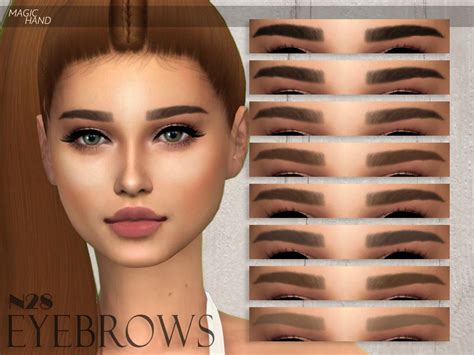 Sims 4 Eyebrows Custom Content Peaceopl