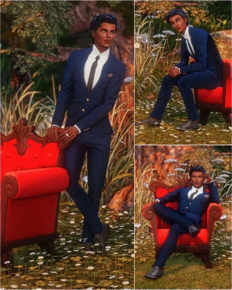 Male Model Pose Pack Starrysimsie Sims Couple Poses Model