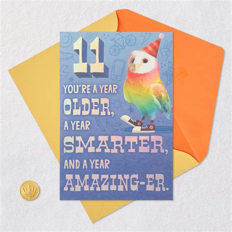 A Year Amazing-Er Funny Pop-Up 11th Birthday Card - Greeting Cards ...