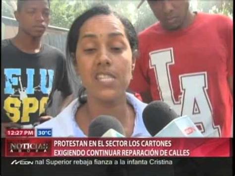 Protestan En El Sector Los Cartones Exigiendo Continuar Reparaci N De