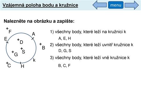 Kruh A Kru Nice Z Kladn N Zvoslov St Edov A Osov Soum Rnost Ppt