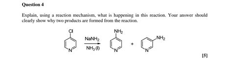 Answered: Question 4 Explain, using a reaction… | bartleby