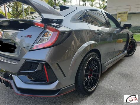 Honda Civic Type R Grey Work Emotion ZR10 Wheel Wheel Front