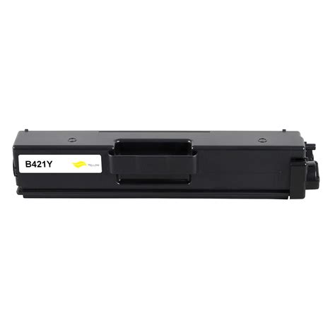 Compatible Brother TN 421Y Yellow Toner Cartridge Refurbished Land