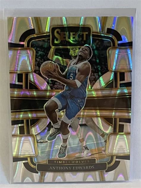 Anthony Edwards Tectonic Prizm Panini Select Sp Lupi Di