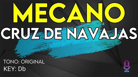 Mecano Cruz De Navajas Karaoke Instrumental Youtube