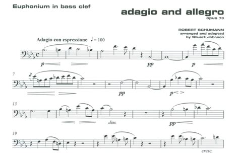 Adagio And Allegro Op 70