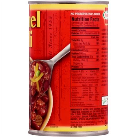 Hormel Chili With Beans 25 Oz Smiths Food And Drug