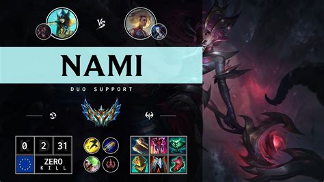 Nami Support Vs Rell Euw Challenger Patch 1412 Youtube