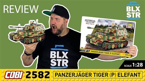 Irgendwie Frech COBI 2582 PANZERJÄGER TIGER P ELEFANT 1 28