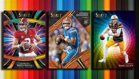 2023 Panini Select Draft Picks Football Checklist Box Info Details