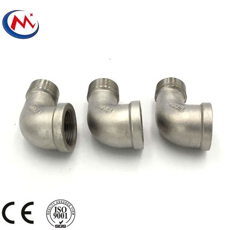 Stainless Steel SS304 SS316 Threaded Pipe Fittings M F NPT BSPT Street