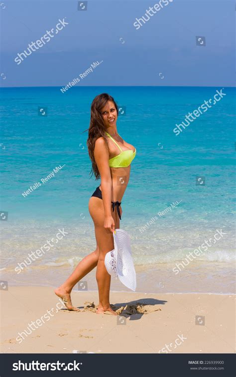 Portrait Happy Sexy Girl Bikini Posing Stock Photo 226939900 Shutterstock