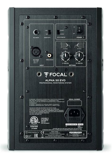 Focal Alpha Evo La Paire La Pi Ce Enceinte Monitoring Active