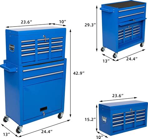 Mua Dusacom 8 Drawer High Capacity Rolling Tool Chest With Wheels Big Tool Storage Removable