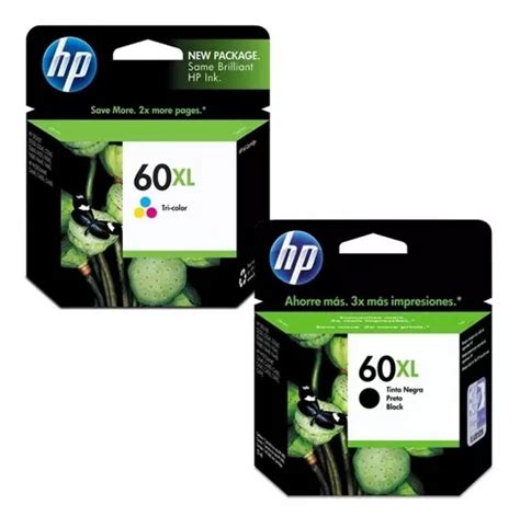 Cartucho Hp 60xl Negro 60xl Tricolor Original F4280 F4480