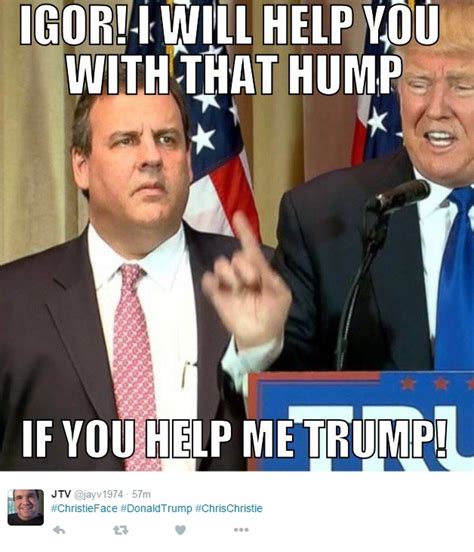 Chris Christie S Face Becomes An Internet Sensation During Donald Trump