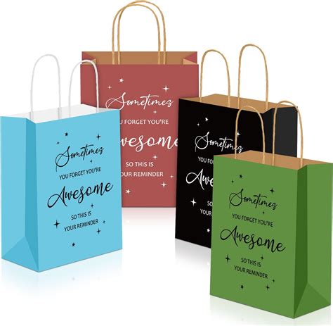 Amazon Jetec Thank You Gift Bags Pcs Kraft Paper Bags With