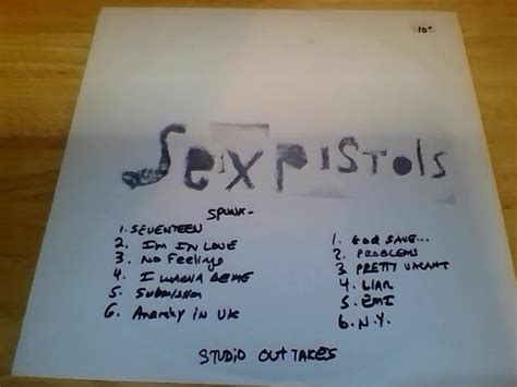 Sex Pistols Spunk Studio Outtakes White Label Vinyl Discogs