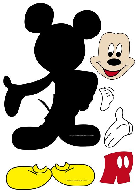 Molde De Mickey Mouse Para Imprimir Las Imagenes Son De Sus Autores