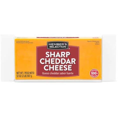 Member S Selection Queso Cheddar Fuerte 907 G 2 Lb Cropa Fresh