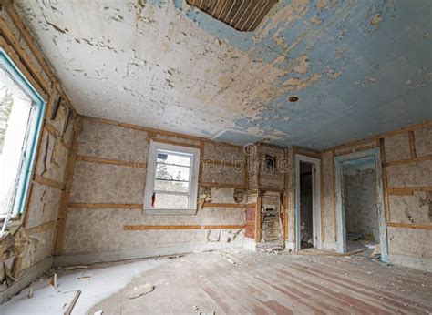 Inside an abandoned house stock photo. Image of inside - 198737860