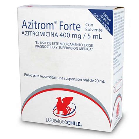 Azitrom Forte Jarabe 20 Ml Redfarma Una Farmacia Online En Chile