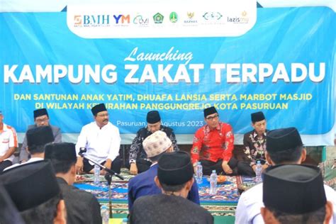 Launching Kampung Zakat Gus Ipul Harap Bisa Bantu Kesejahteraan Rakyat