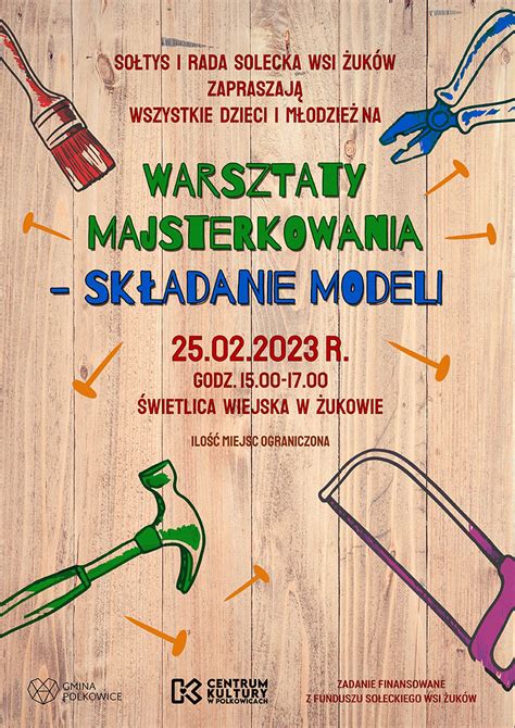 Żuków Warsztaty majsterkowania składanie modeli Centrum Kultury w