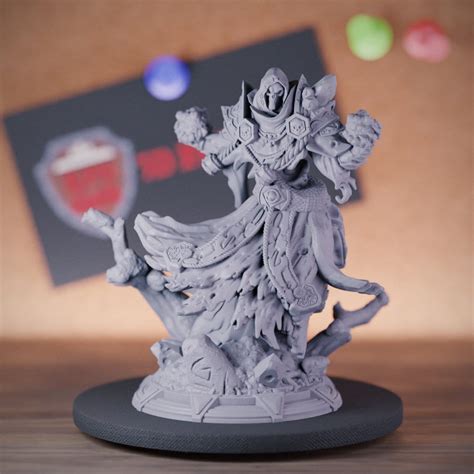 Lich Miniature Dnd Undead Mage Dungeons and Dragons Mini RPG Tabletop ...