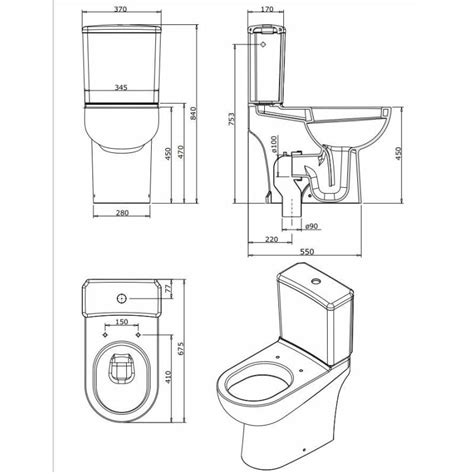 Inodoro Especial Para Discapacitados PMR Para Cisterna Baja S Dual Con