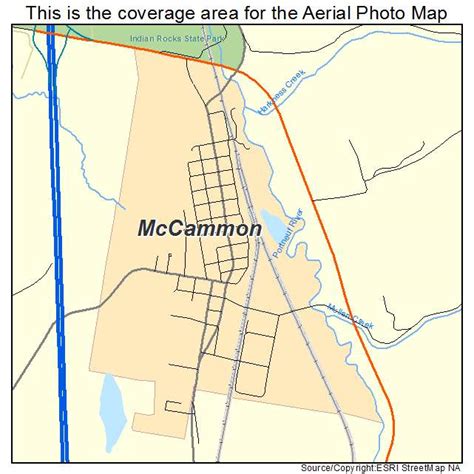 Aerial Photography Map of McCammon, ID Idaho