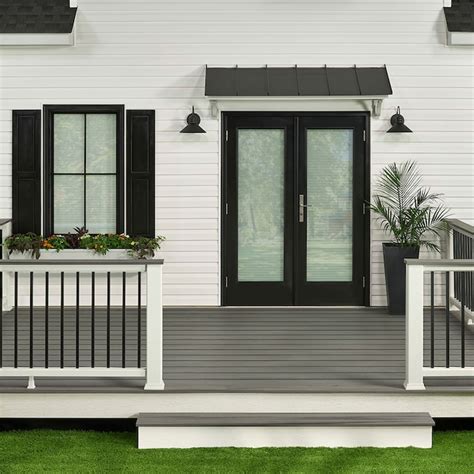 Trex Transcend 1 In X 6 In X 20 Ft Island Mist Square Composite Deck