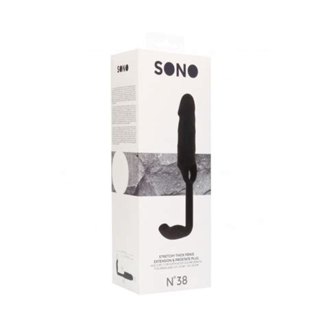 Sono No Stretchy Penis Extension Plug Black Sexleksaker