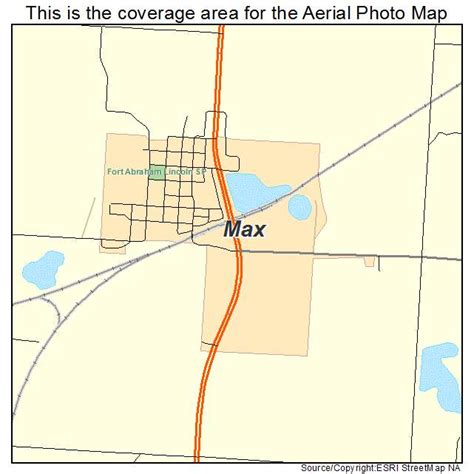 Aerial Photography Map Of Max Nd North Dakota