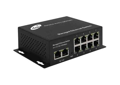 Gigabit 8 Port Poe Ethernet Switch 8 Port Poe Switch With 2 Uplink