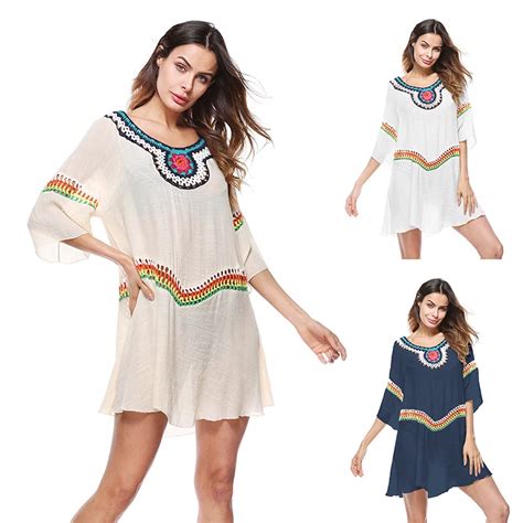 Sexy Flounce Fringe Cover Up Beach Tunic See Through Swimwear Women Summer Bikini Cover Ups