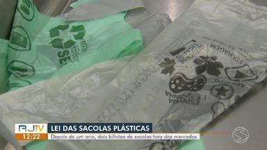 RJ1 TV Rio Sul Lei que proíbe distribuição de sacolas plásticas em