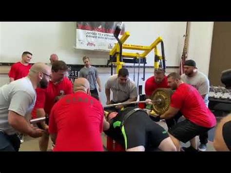 Jimmy Kolb Bench Presses Lb For Heaviest Single Ply Bench In Human