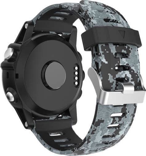 Siliconen Bandje Geschikt Voor Garmin Instinct 2X Solar Camouflage