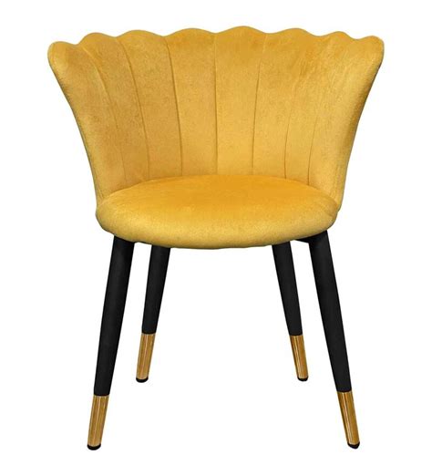 Velvet Yellow Armchairs & Accent Chairs