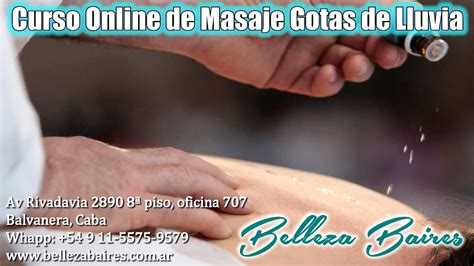 Curso Online De Masaje Gota De Lluvia YouTube