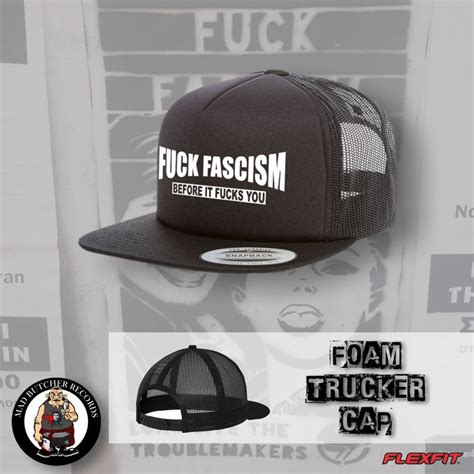 FUCK FASCISM BEFORE IT FUCKS YOU MESH CAP MBMESH013