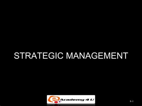 Strategic Management Ppt