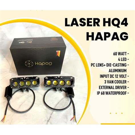 Jual MINI LASER HAPAG HQ4 MINI PROJIE HAPAG 4 MATA Shopee Indonesia