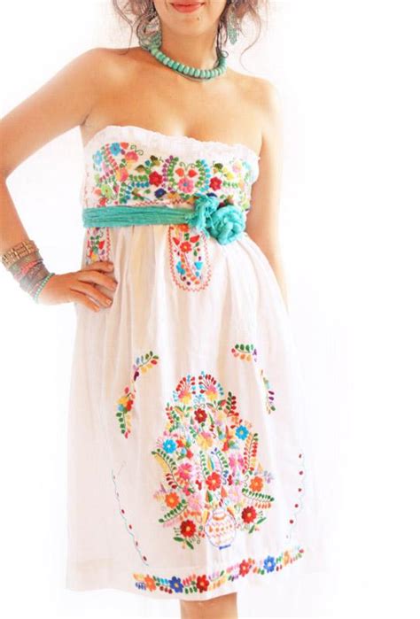 Handmade Mexican Embroidered Dresses And Vintage Treasures From Aida