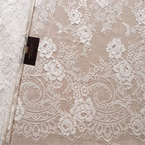 Light Ivory Chantilly lace fabric - Chantilly lace - lace fabric from Imperiallace.com